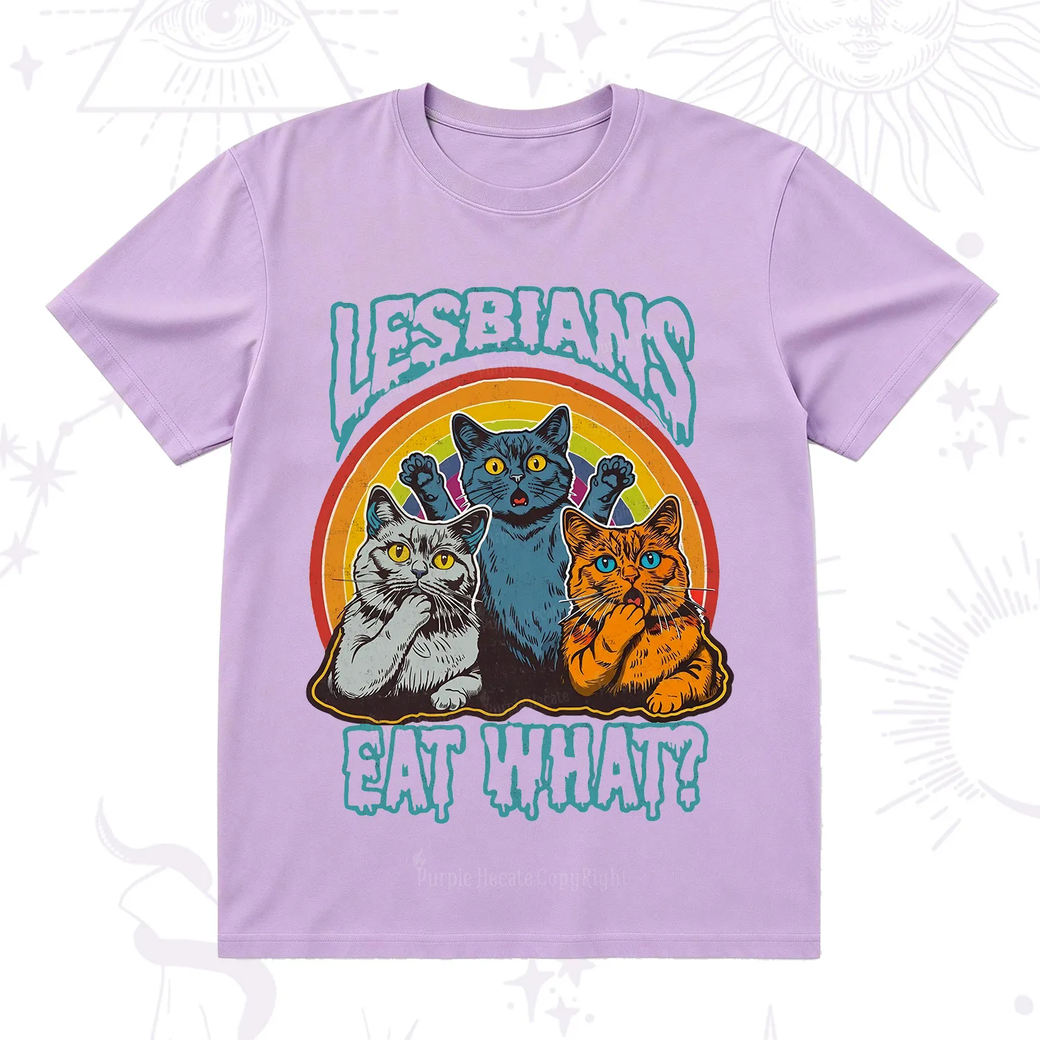 Purplehecate Lesbians eat what T-Shirt