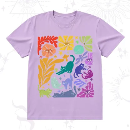 Purplehecate Rainbow Pride Cats T-Shirt