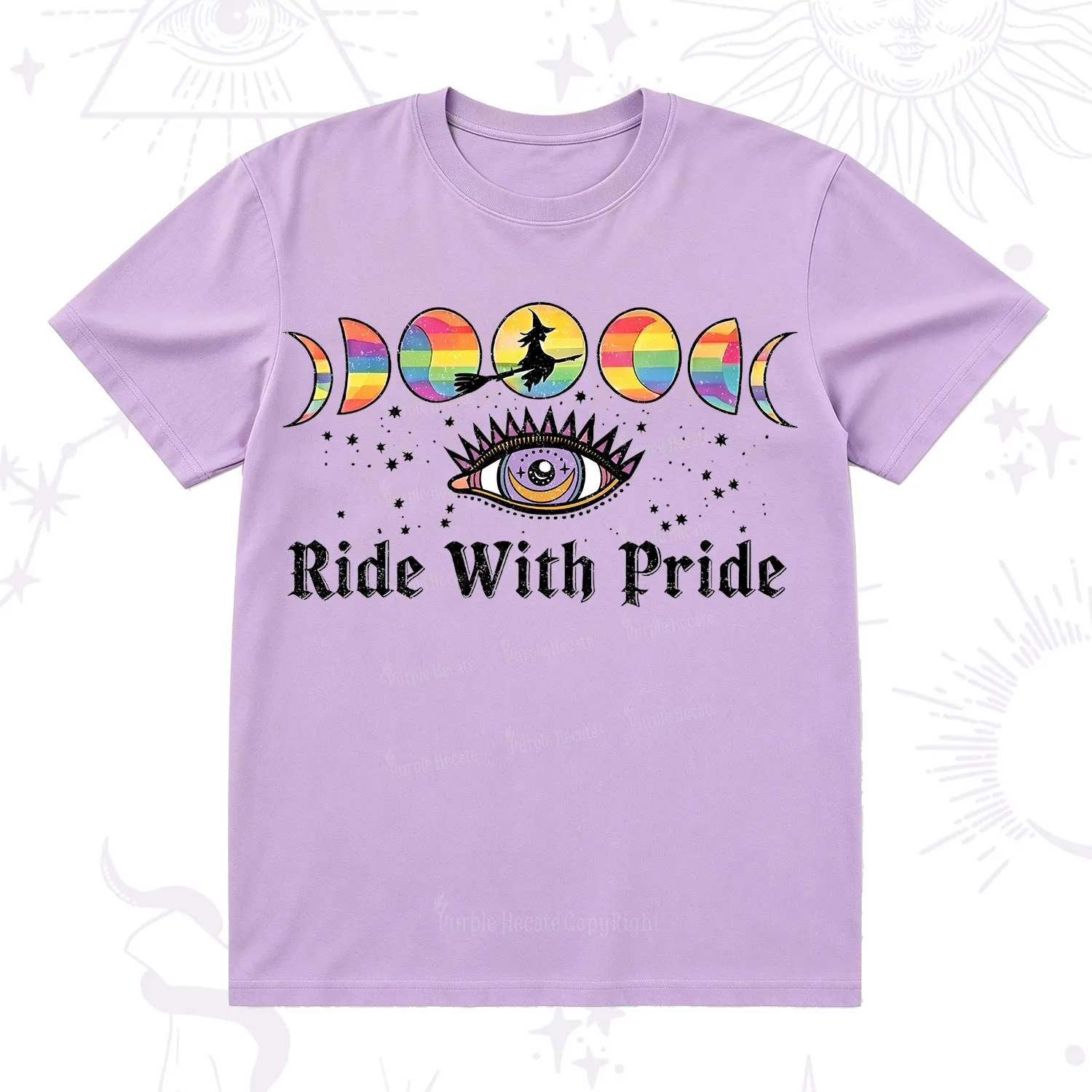Purplehecate Ride With Rride T-Shirt