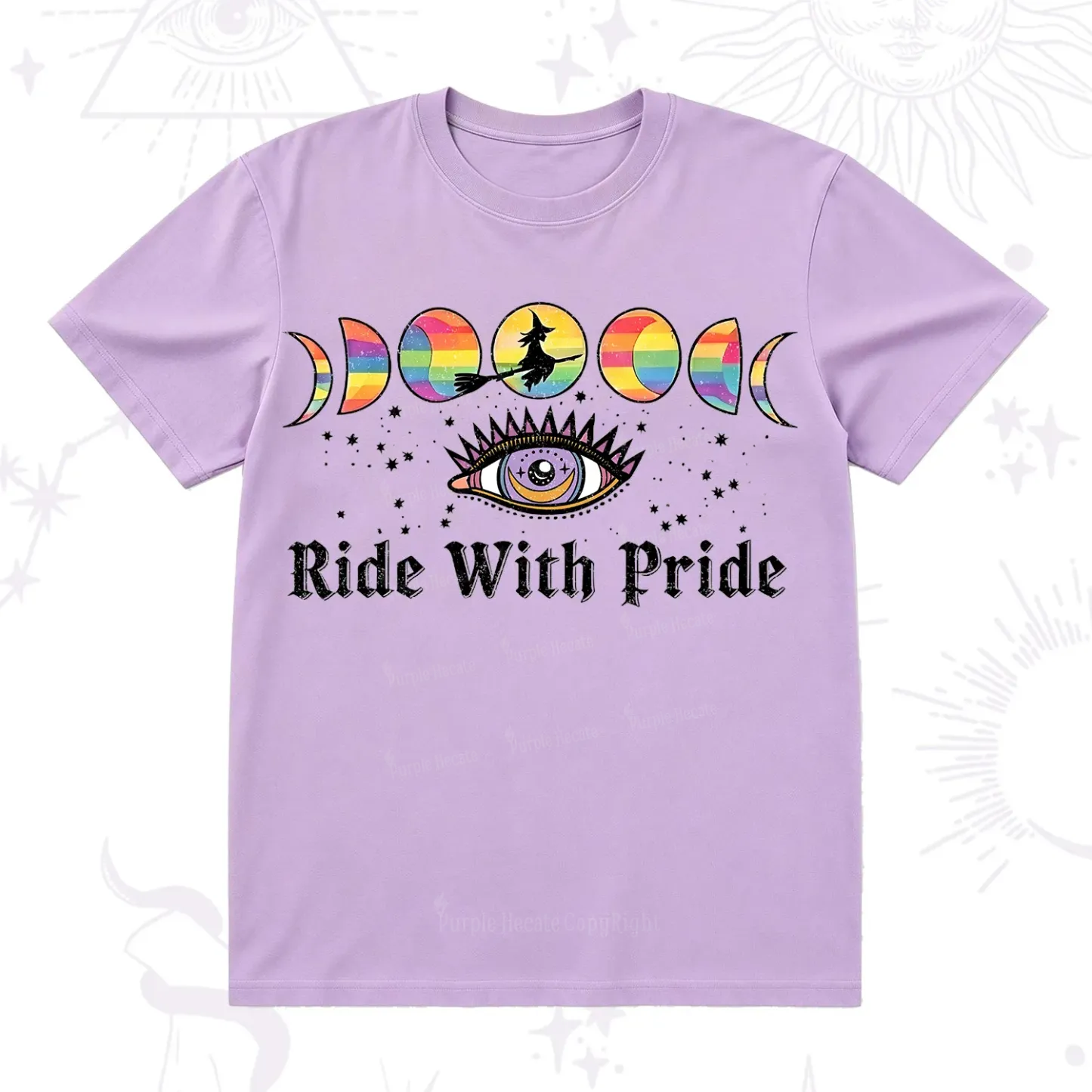Purplehecate Ride With Rride T-Shirt