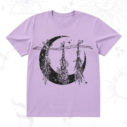 Purplehecate Witchy Moon Herbs T-Shirt