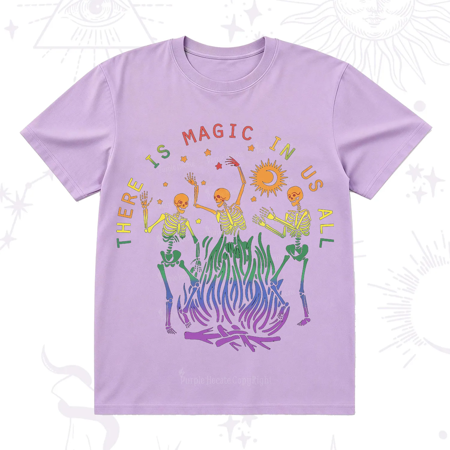 Purplehecate Pride Outfit There is Magic in Us All Back T-Shirt