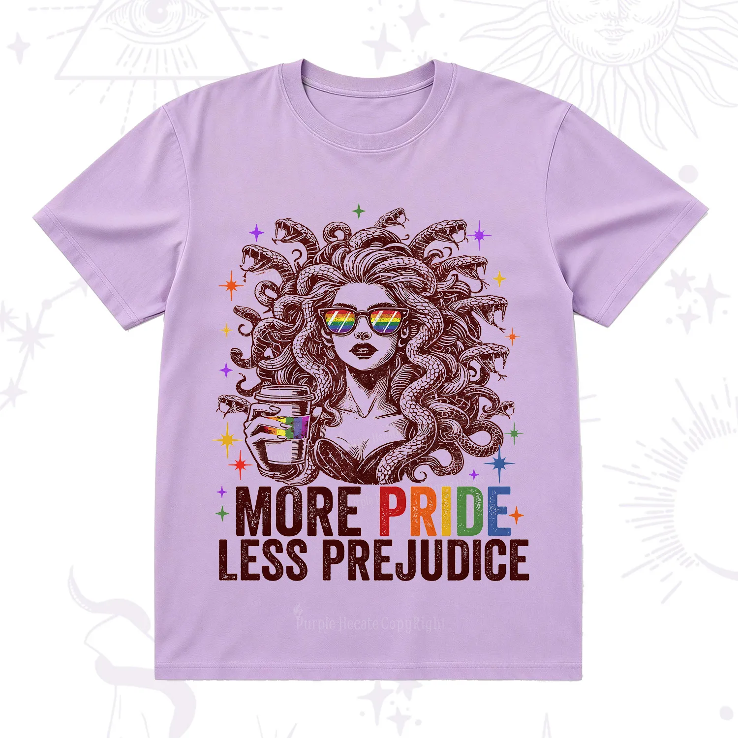 Purplehecate More Pride Less Prejudice Medusa T-Shirt
