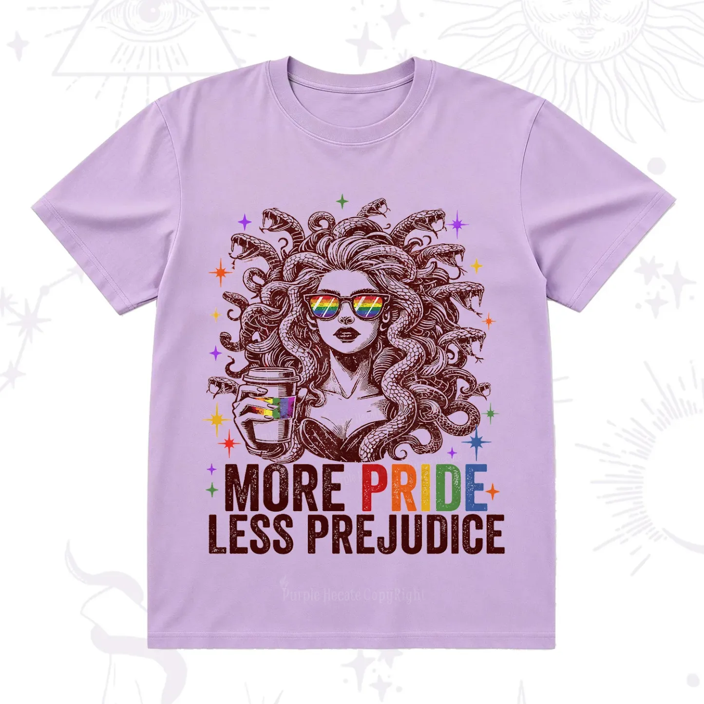 Purplehecate More Pride Less Prejudice Medusa T-Shirt