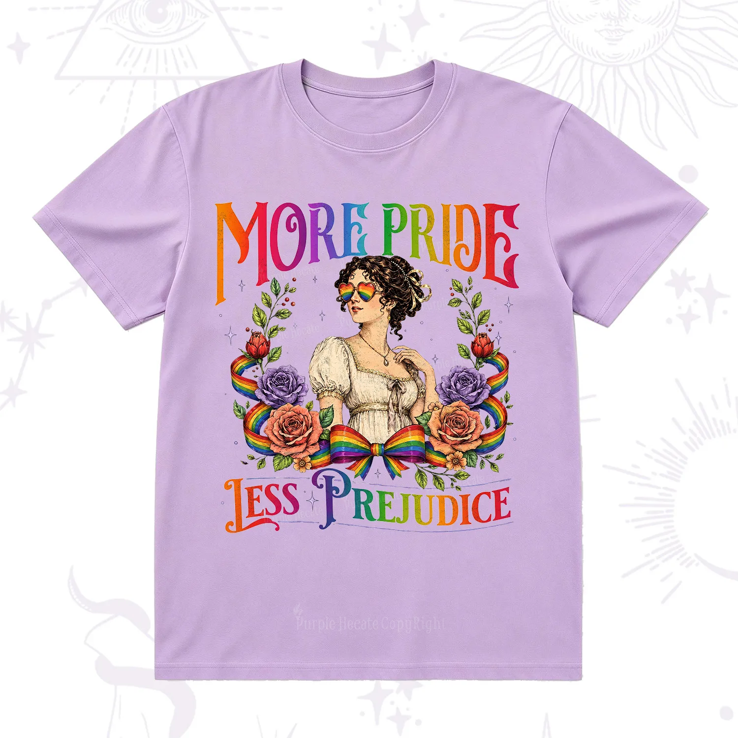 Purplehecate More Pride Less Prejudice Pride T-Shirt