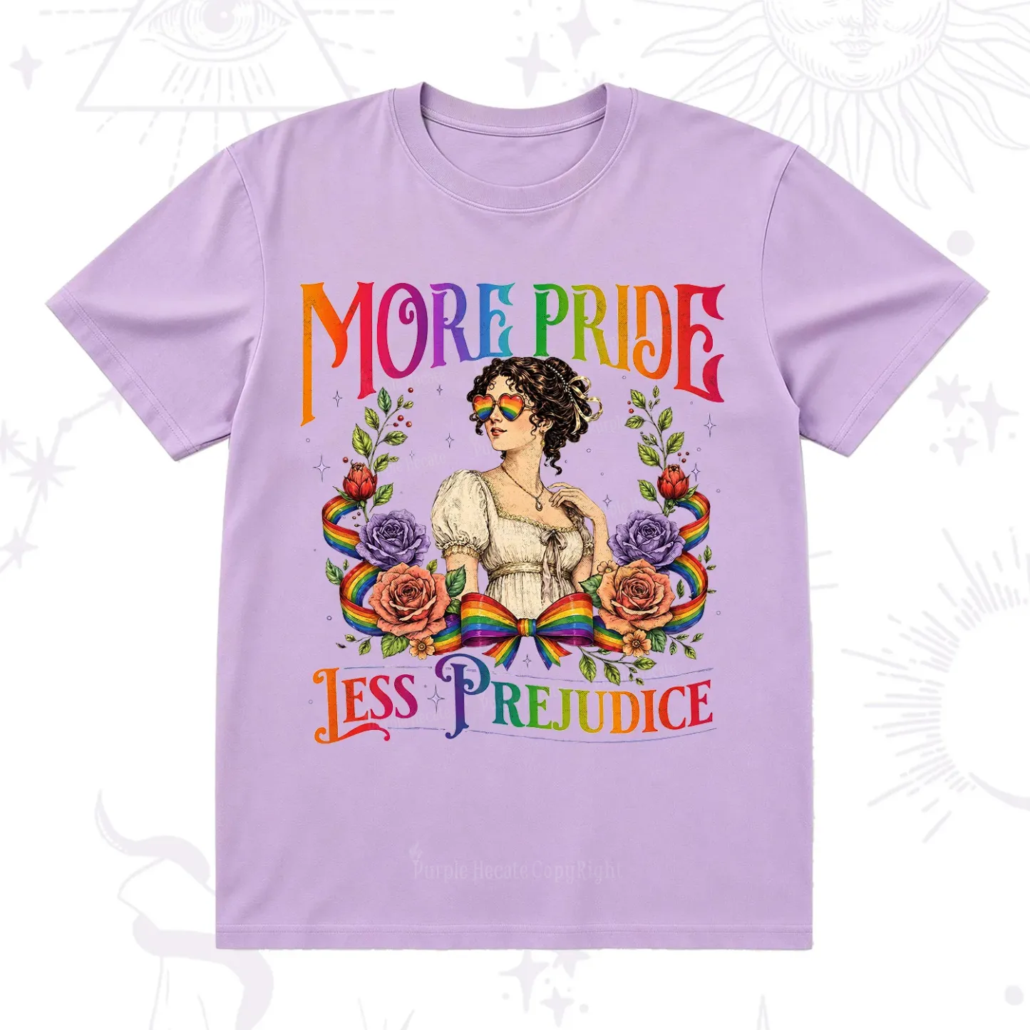Purplehecate More Pride Less Prejudice Pride T-Shirt