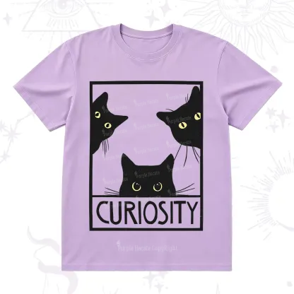 Purplehecate Curiosity Cat T-Shirt
