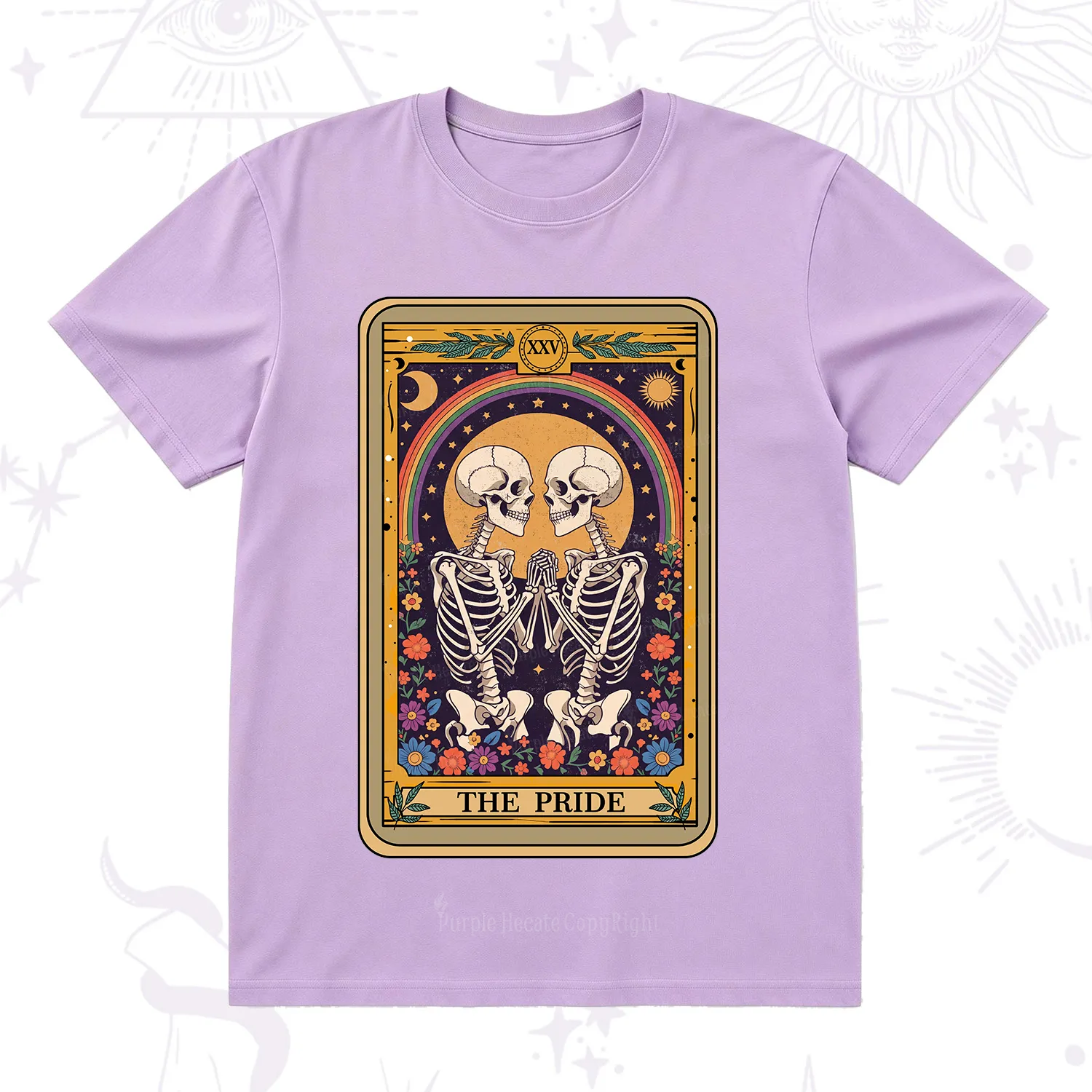 Purplehecate The Pride Skeleton Tarot T-Shirt