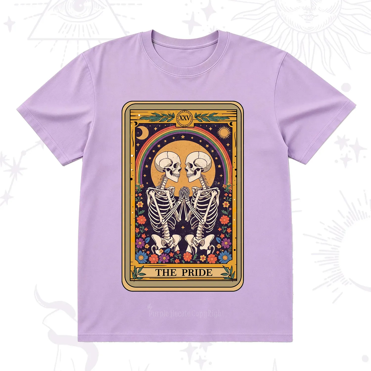 Purplehecate The Pride Skeleton Tarot T-Shirt