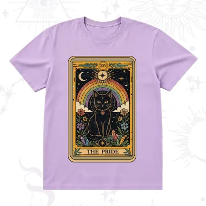 Purplehecate The Pride Black Cat Tarot T-Shirt