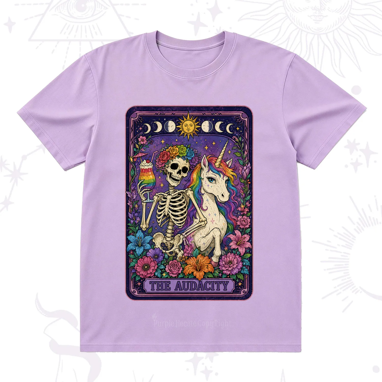 Purplehecate The Audacity Tarot Pride Rainbow T-Shirt