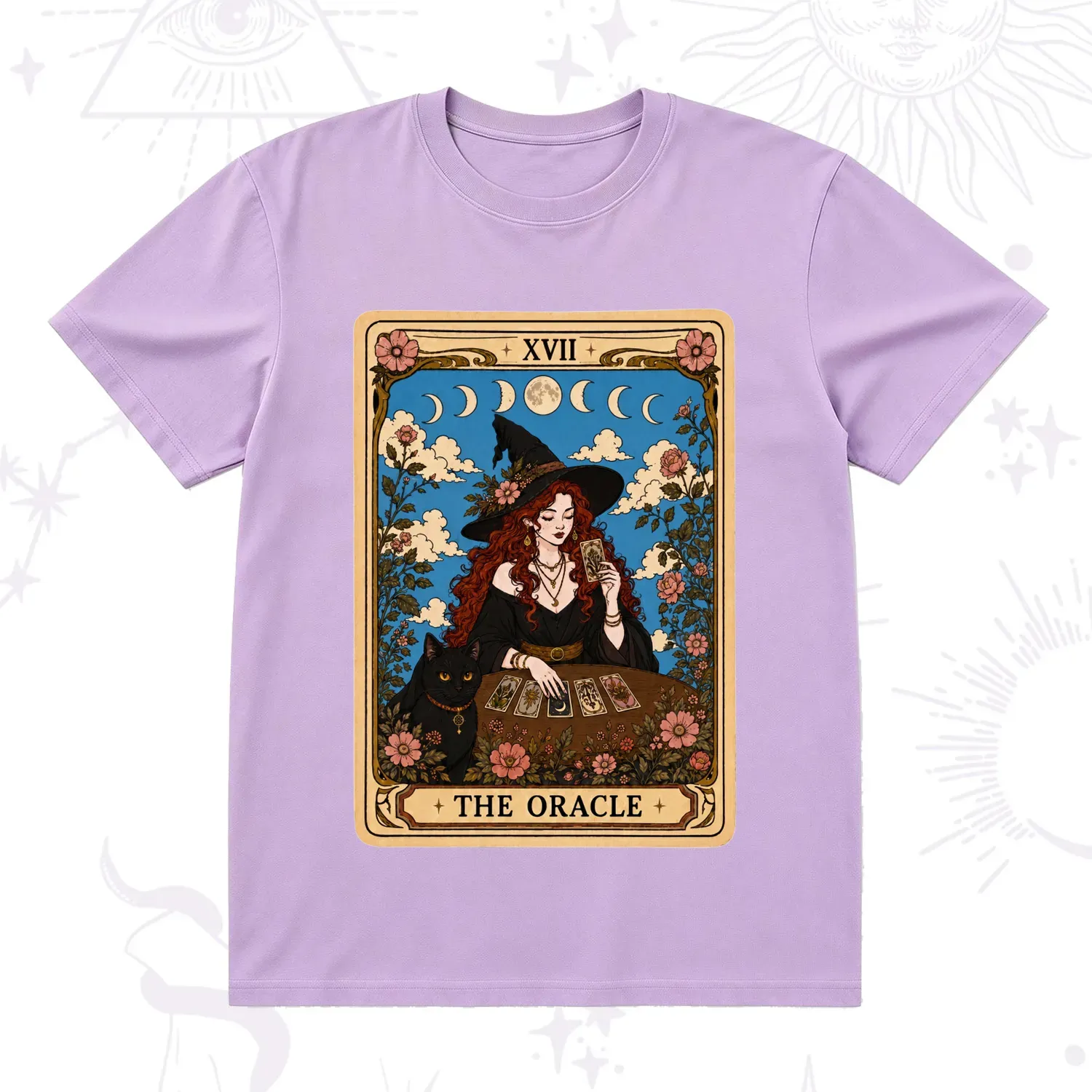 Purplehecate The Oracle Witch Tarot T-Shirt