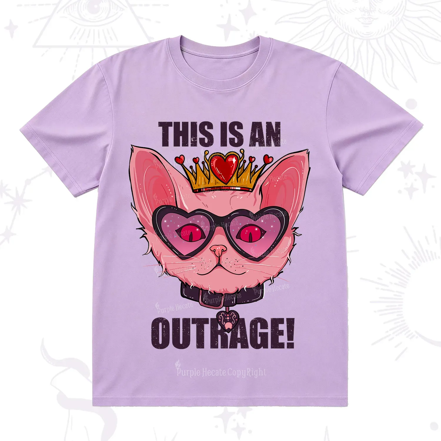 Purplehecate This is an Outrage T-Shirt