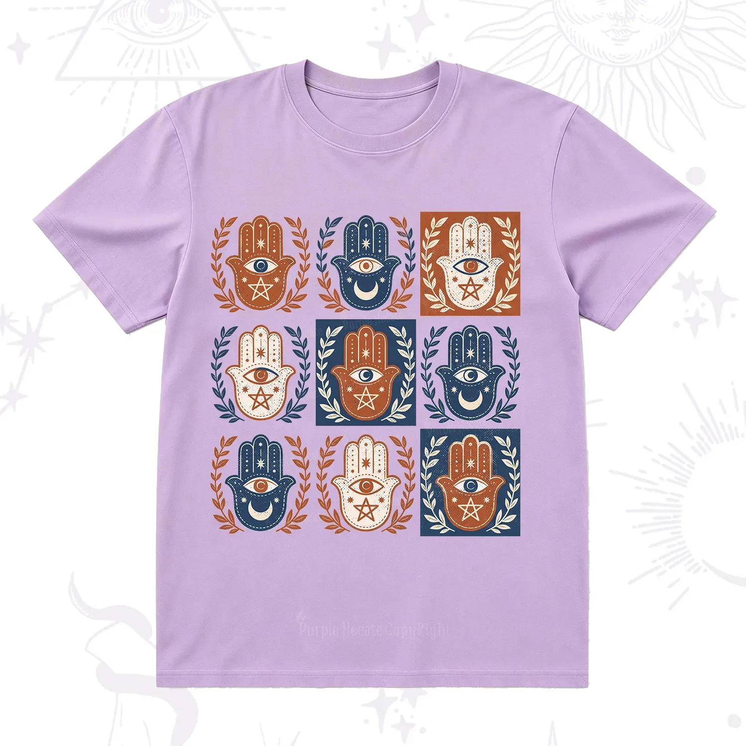 Purplehecate Hamsa Hand T-Shirt