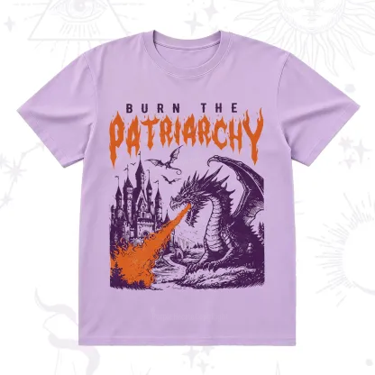 Purplehecate Burn the Patriarchy Dragon T-Shirt