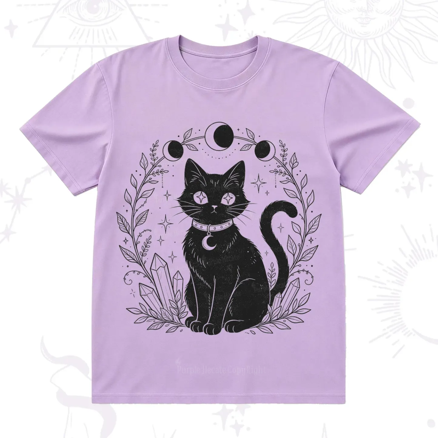 Purplehecate Mystical Cat T-Shirt