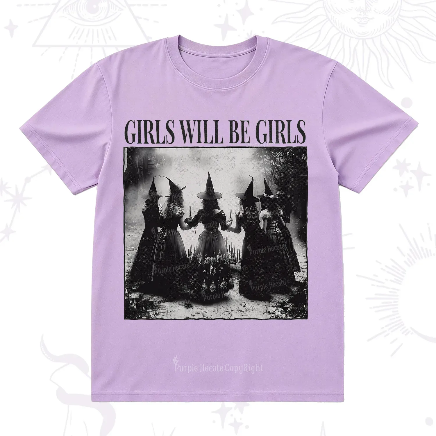 Purplehecate Girl Will Be Girl Witch T-Shirt