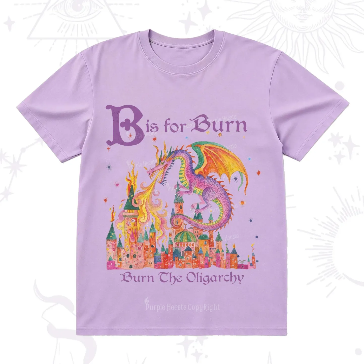 Purplehecate Burn The Oligarchy T-Shirt