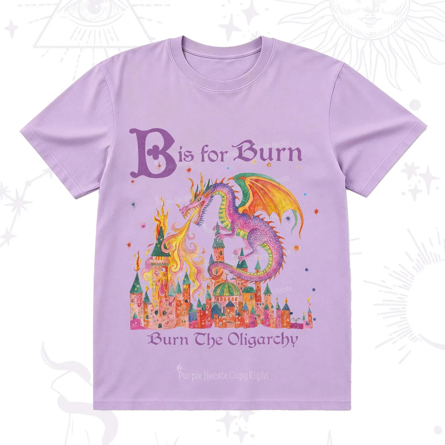 Purplehecate Burn The Oligarchy T-Shirt