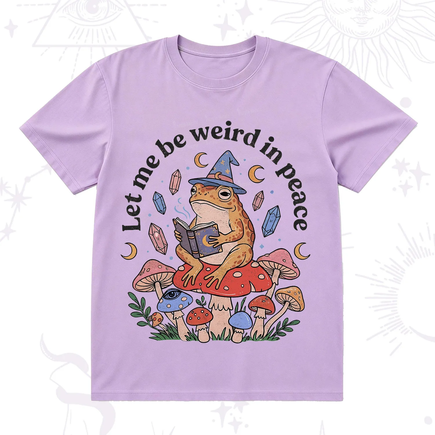 Purplehecate Let Me Be Weird in Peace Frog T-Shirt