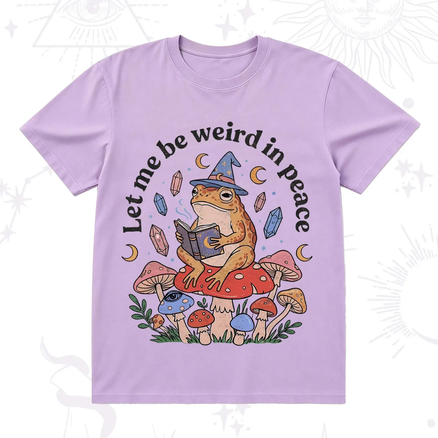 Purplehecate Let Me Be Weird in Peace Frog T-Shirt