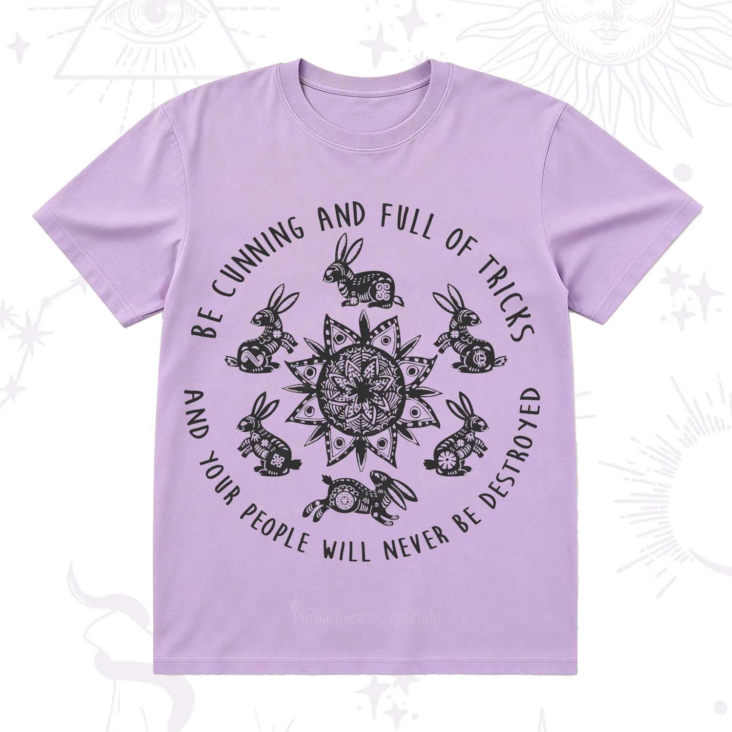 Purplehecate Cunning Rabbit Protection Spell T-Shirt