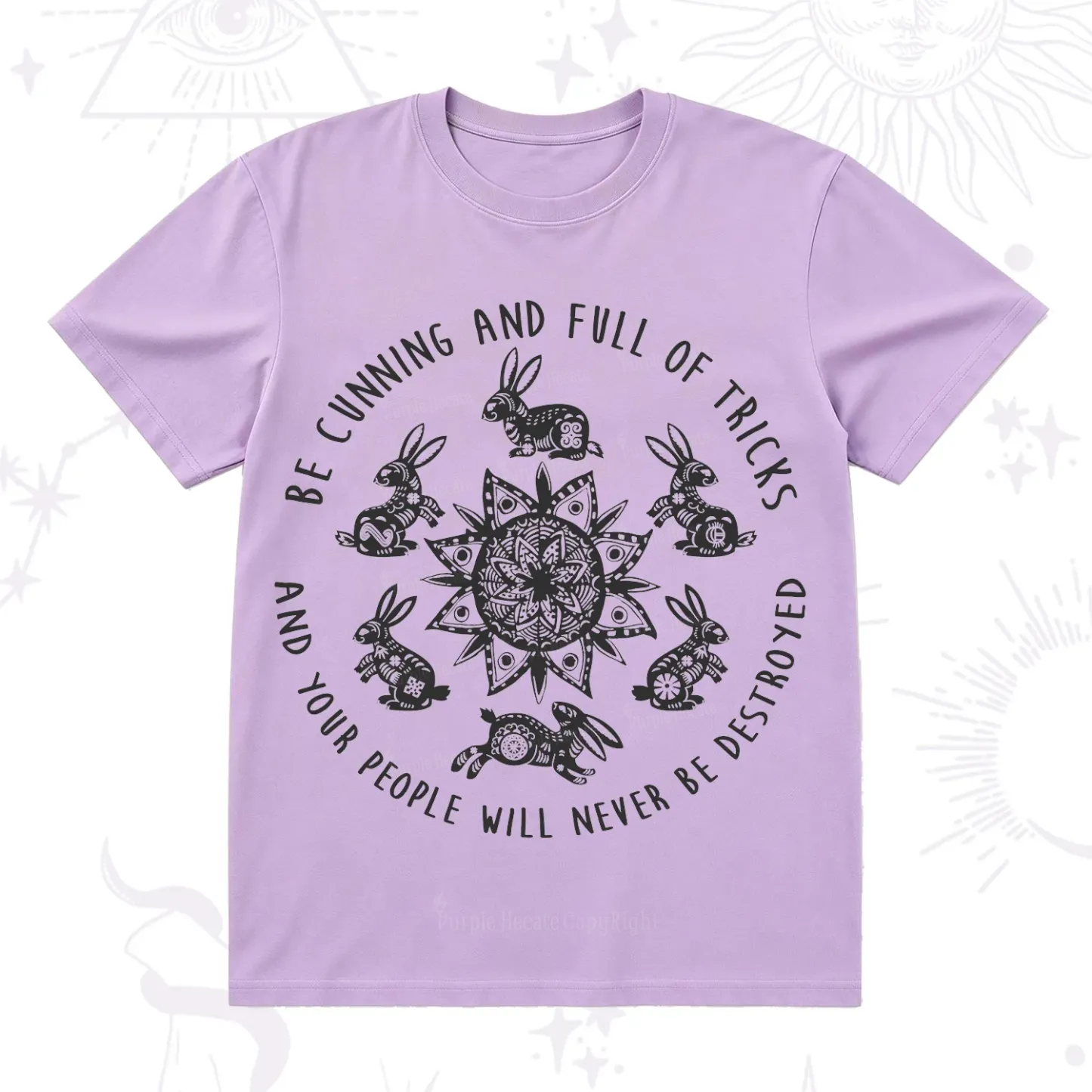 Purplehecate Cunning Rabbit Protection Spell T-Shirt