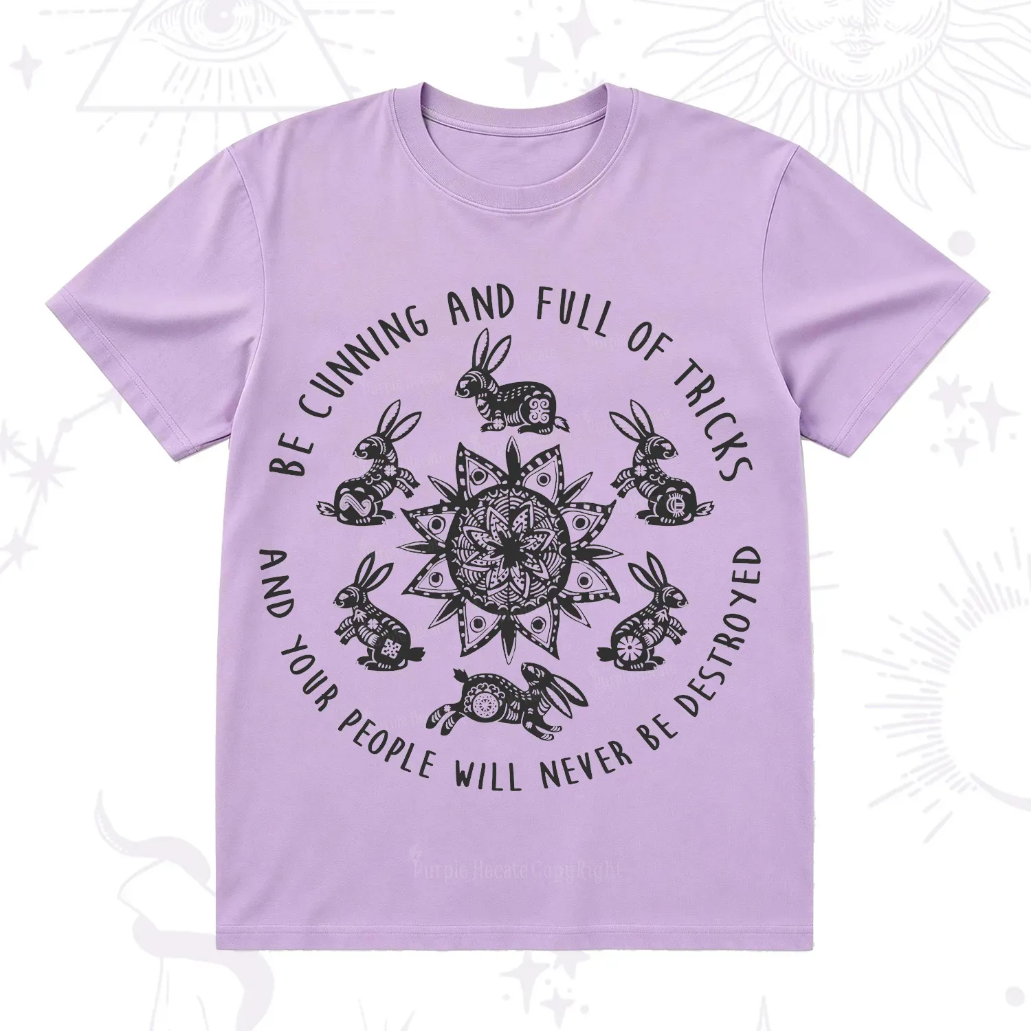 Purplehecate Cunning Rabbit Protection Spell T-Shirt