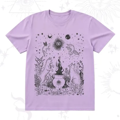 Purplehecate Midnight Meowgic Moon Ritual T-Shirt
