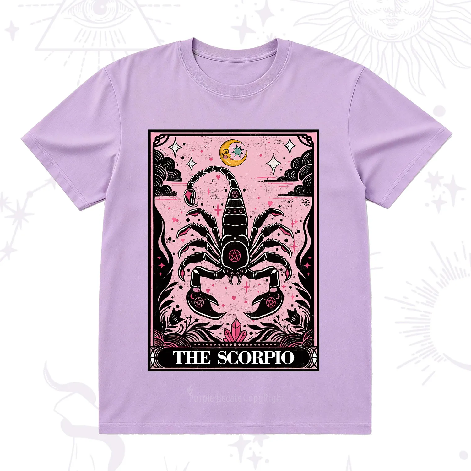 Purplehecate The Scorpio Tarot Zodiac T-Shirt