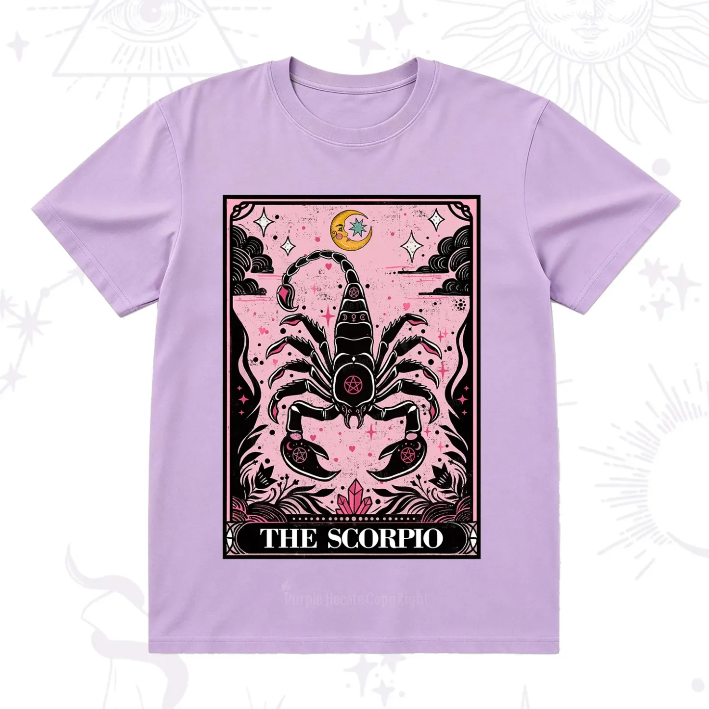 Purplehecate The Scorpio Tarot Zodiac T-Shirt
