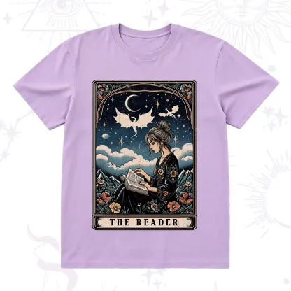 Purplehecate The Reader Tarot Mystic Night T-Shirt