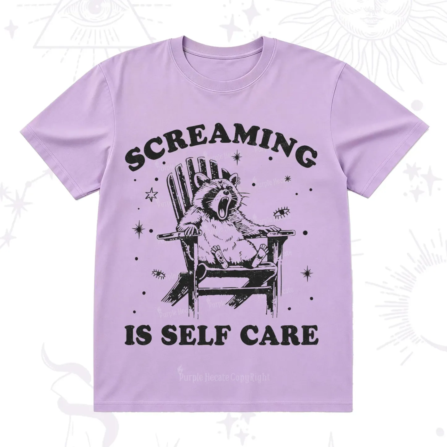 Purplehecate Screaming is Self Care T-Shirt