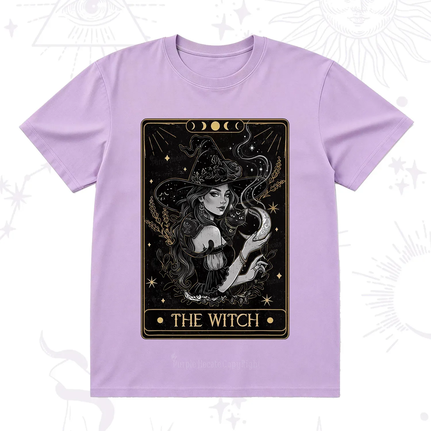 Purplehecate The Witch Enchanted Tarot Card T-Shirt