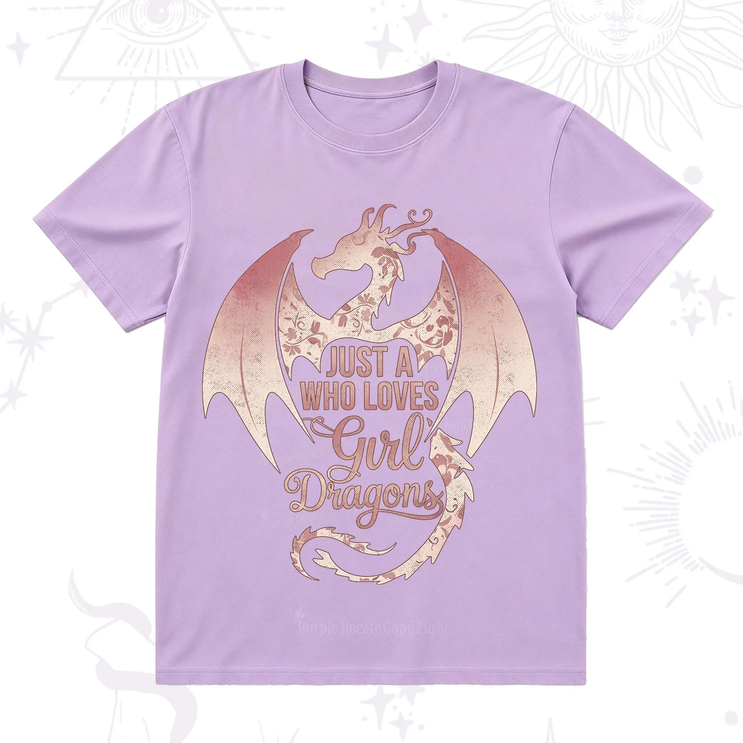 Purplehecate Just A Girl Who Loves Dragons T-Shirt