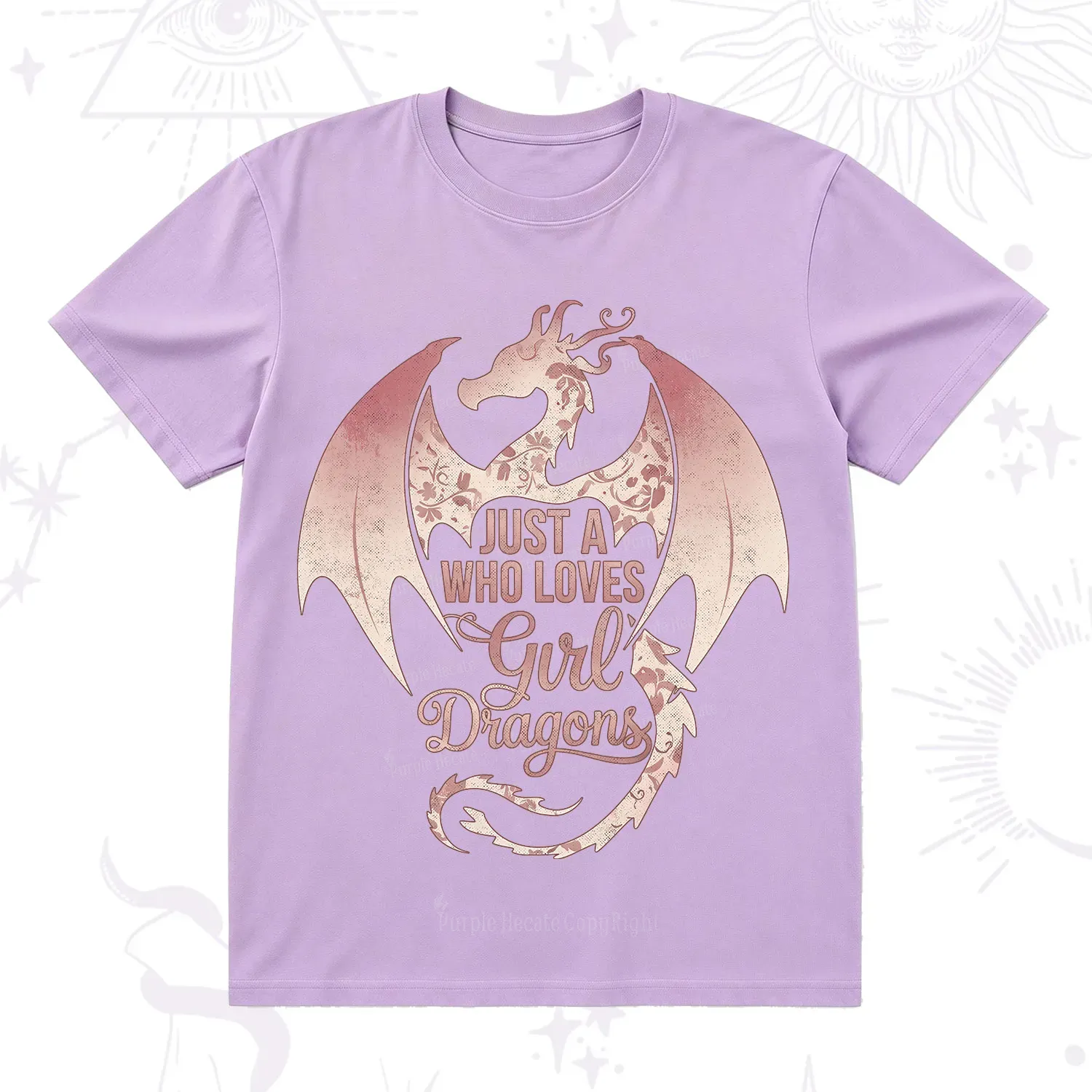 Purplehecate Just A Girl Who Loves Dragons T-Shirt