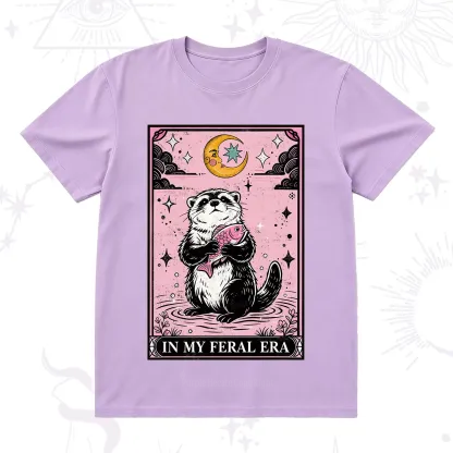 Purplehecate The In My Feral Era Tarot Otter T-Shirt