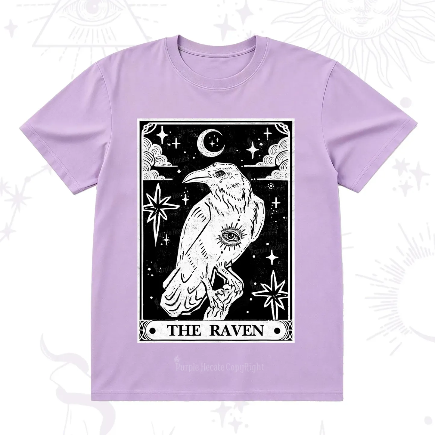 Purplehecate The Raven Tarot T-Shirt