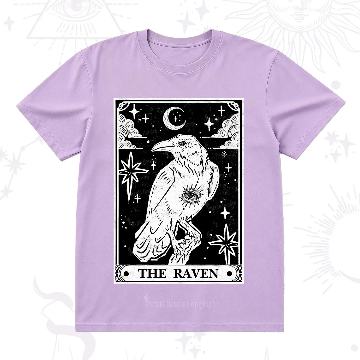 Purplehecate The Raven Tarot T-Shirt
