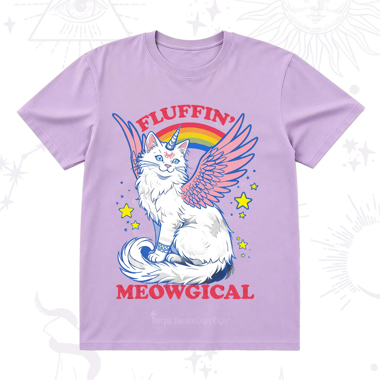 Purplehecate Fluffin Meowgical T-Shirt
