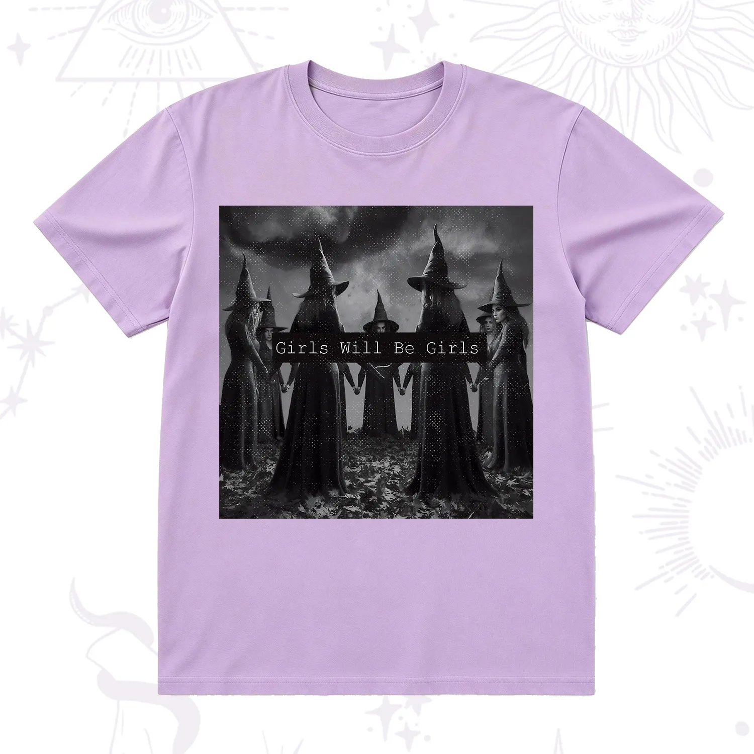 Purplehecate Vintage Girls Will Be Girls Witch T-Shirt