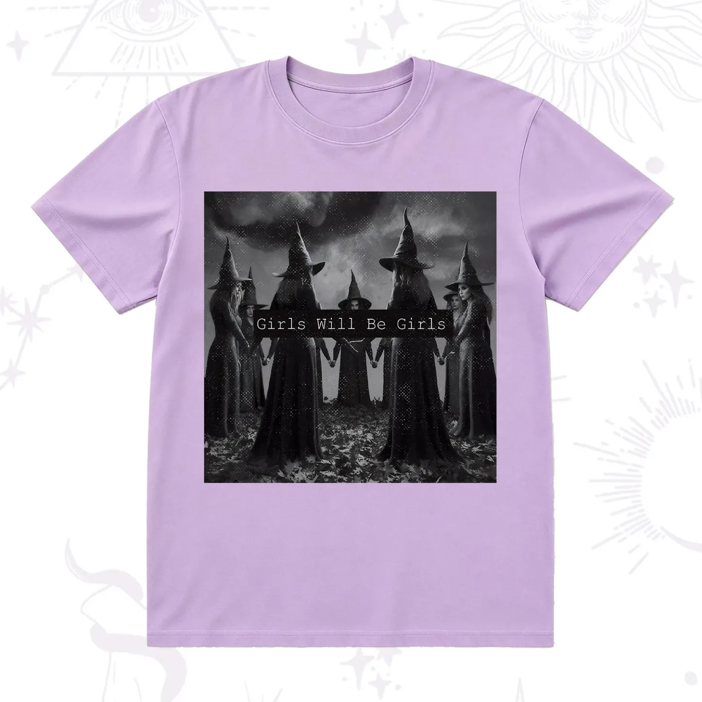 Purplehecate Vintage Girls Will Be Girls Witch T-Shirt