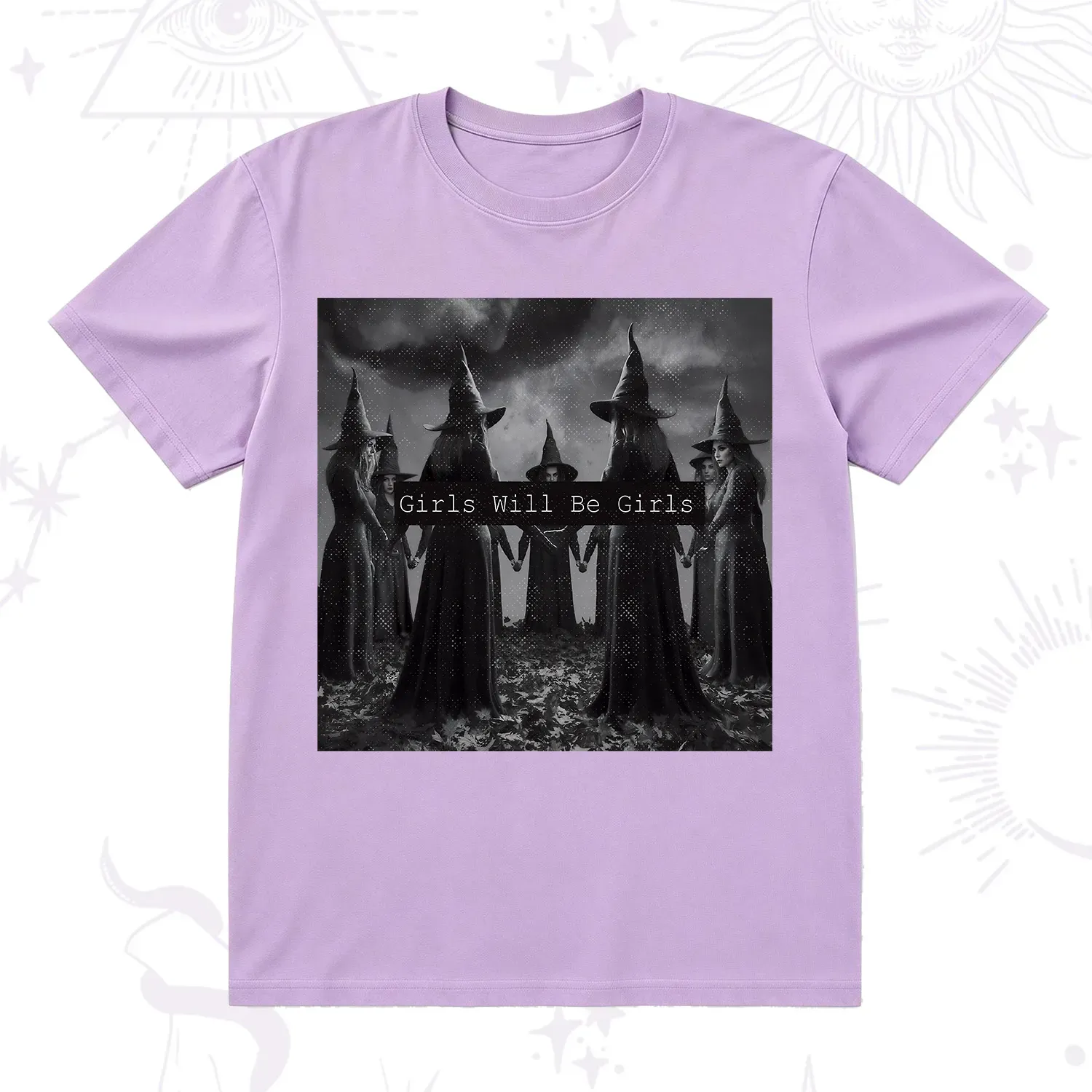 Purplehecate Vintage Girls Will Be Girls Witch T-Shirt