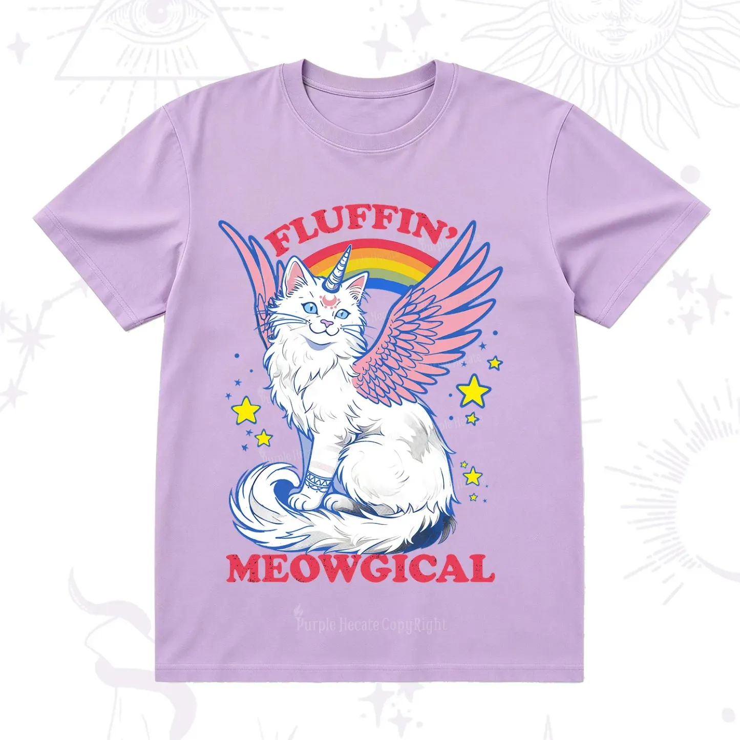 Purplehecate Fluffin Meowgical T-Shirt