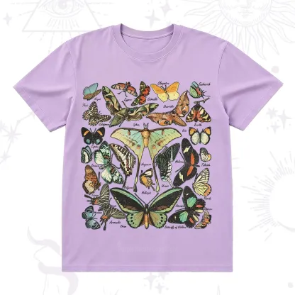 Purplehecate Vintage Butterfly & Moth T-Shirt