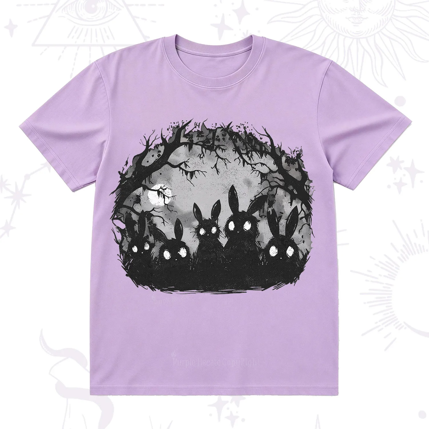 Purplehecate Creepy Weirdcore Bunny T-Shirt