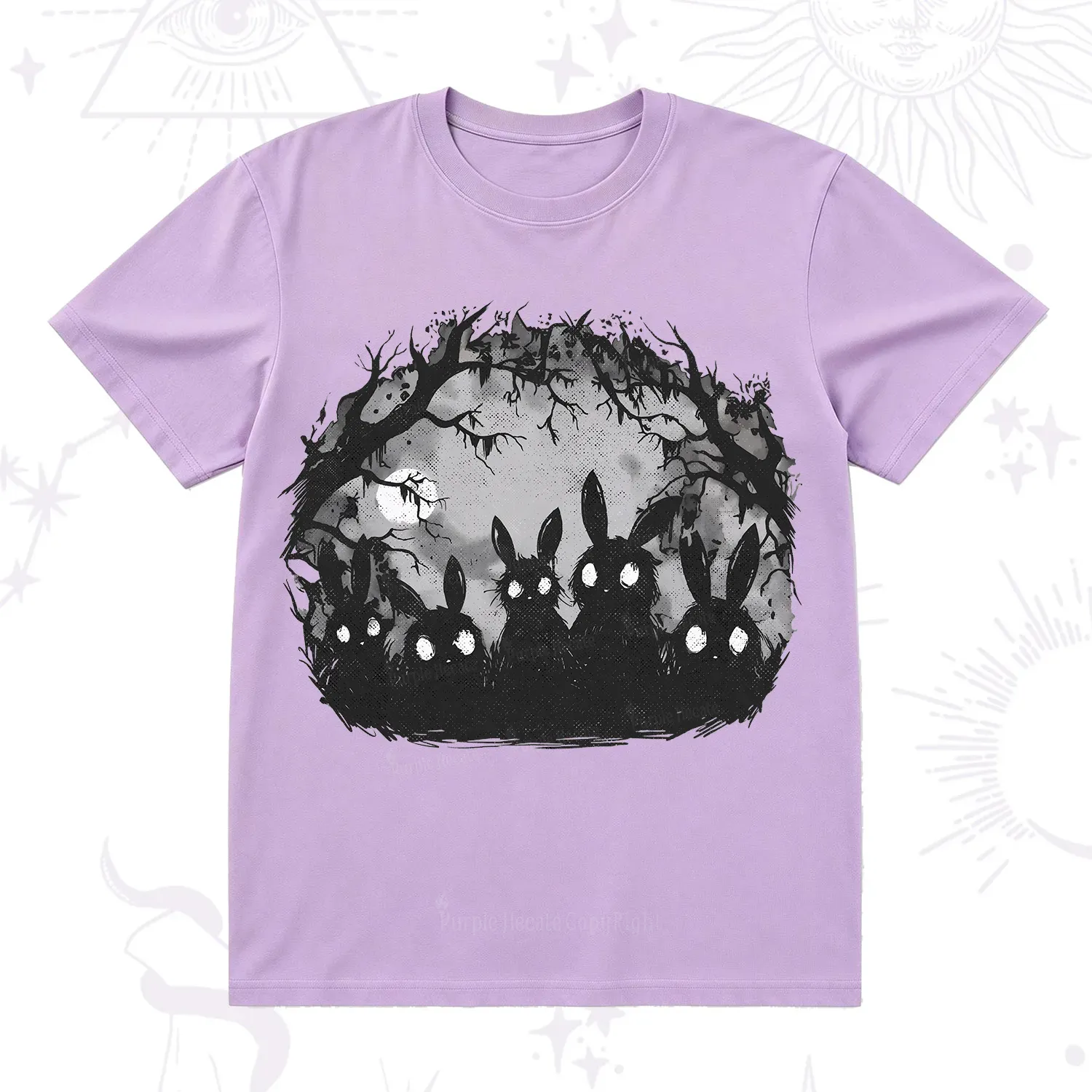 Purplehecate Creepy Weirdcore Bunny T-Shirt