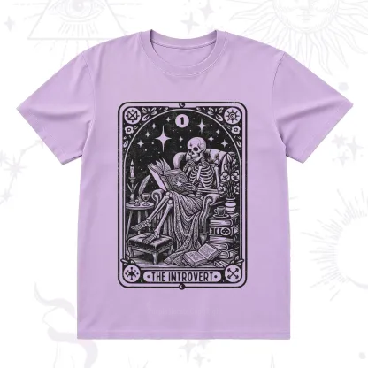 Purplehecate The Introvert Tarot Card T-Shirt