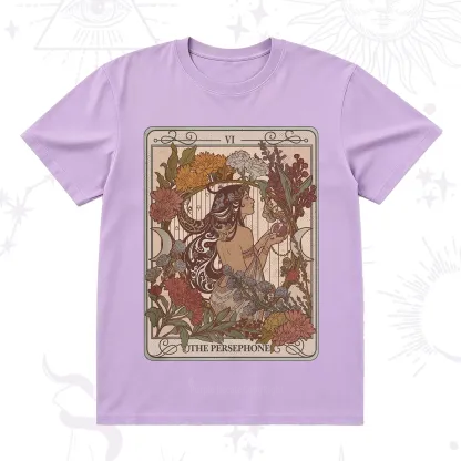 Purplehecate The Persephone Goddess Tarot Card T-Shirt