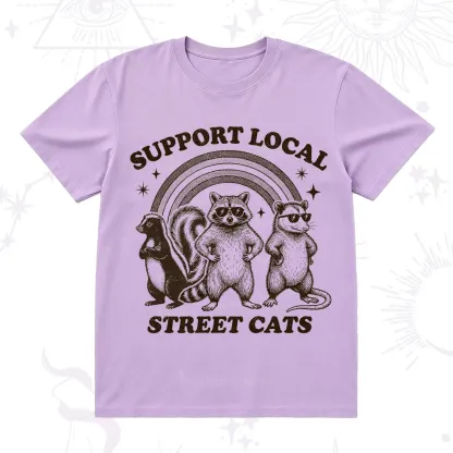 Purplehecate Support your local street cats T-Shirt